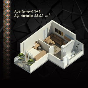 Apartament 1+1